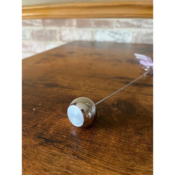 Metal Spiral Place Card or Picture Holder With Pink Ribbon Bow Set of 12 - Picture 5 of 12